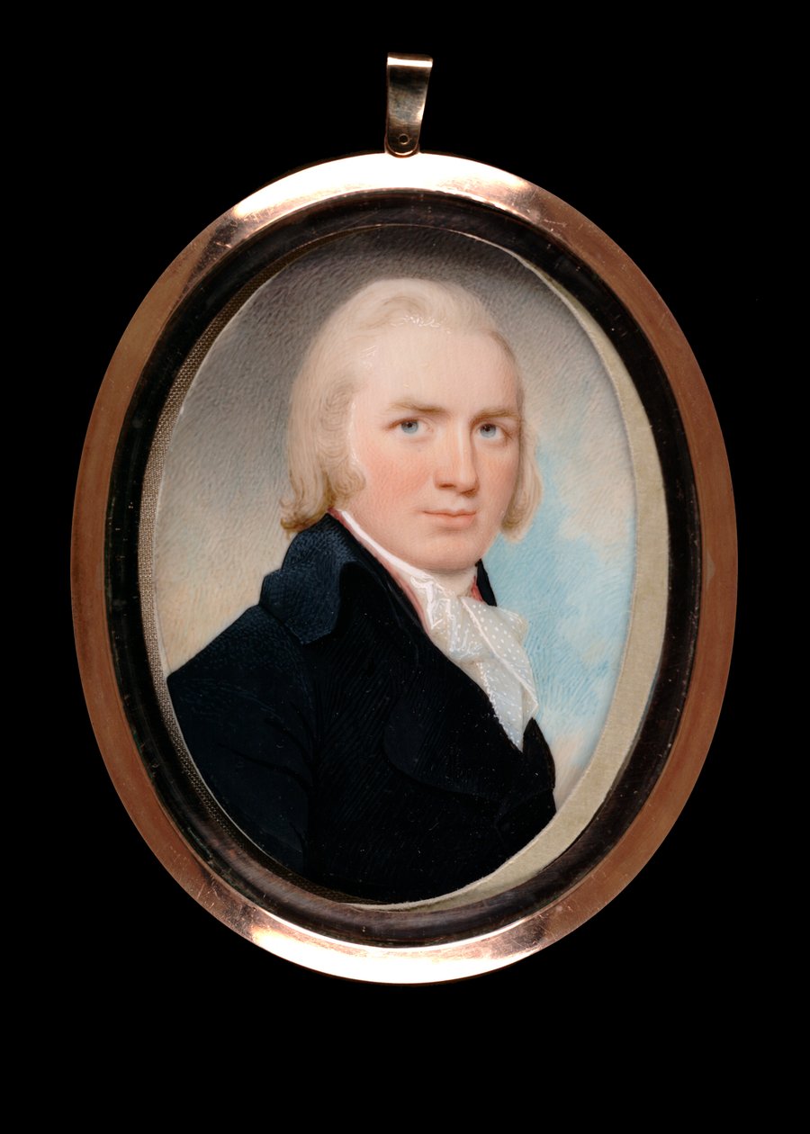 Portræt af en gentleman, ca. 1796. af Walter Robertson