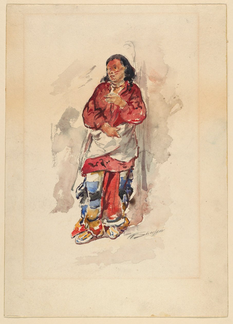 Cheyenne ungdom af Walter Shirlaw