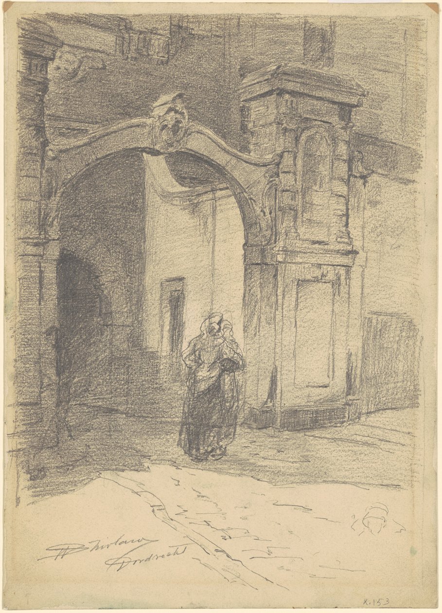Dordrecht af Walter Shirlaw