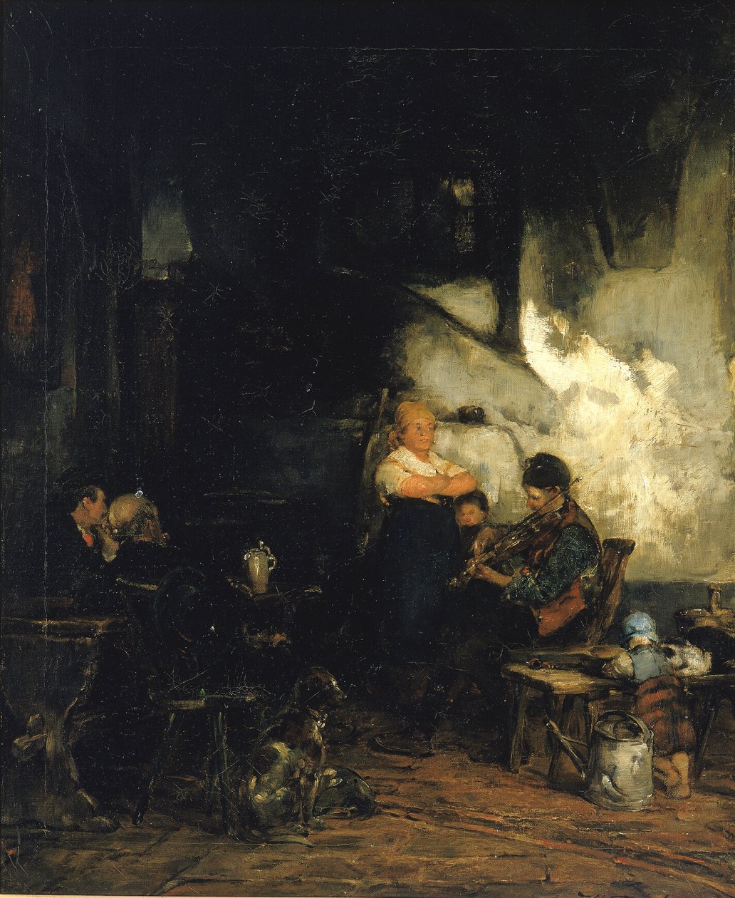 Kroen, Tyskland, ca. 1873. af Walter Shirlaw