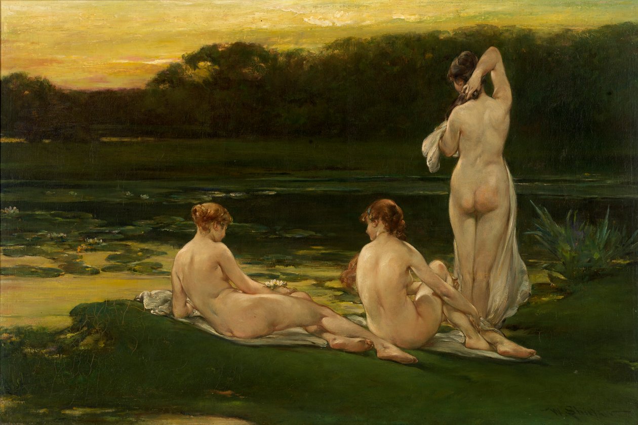 Åkander, før 1889. af Walter Shirlaw