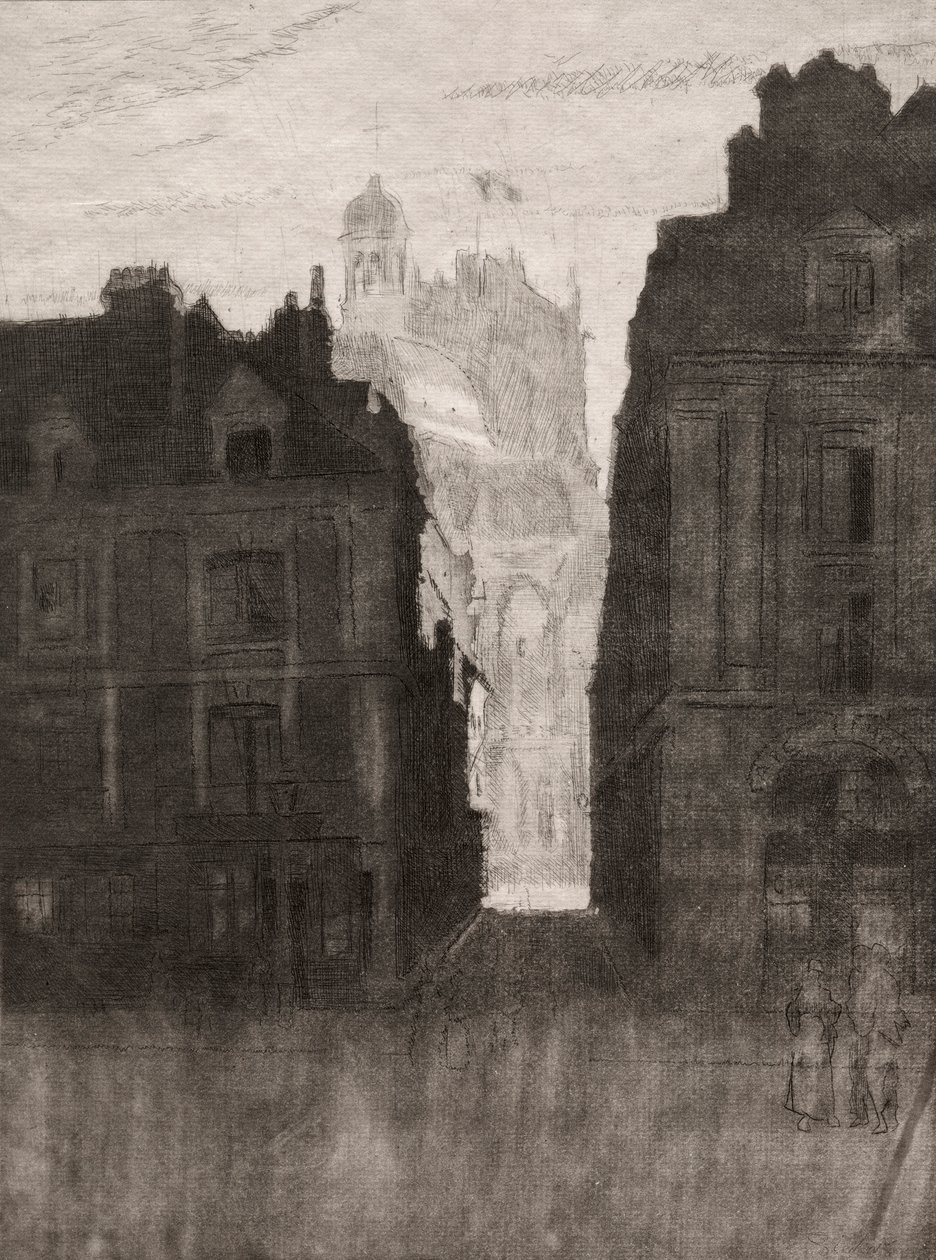 Dieppe, Notre Dame Street af Walter Sickert