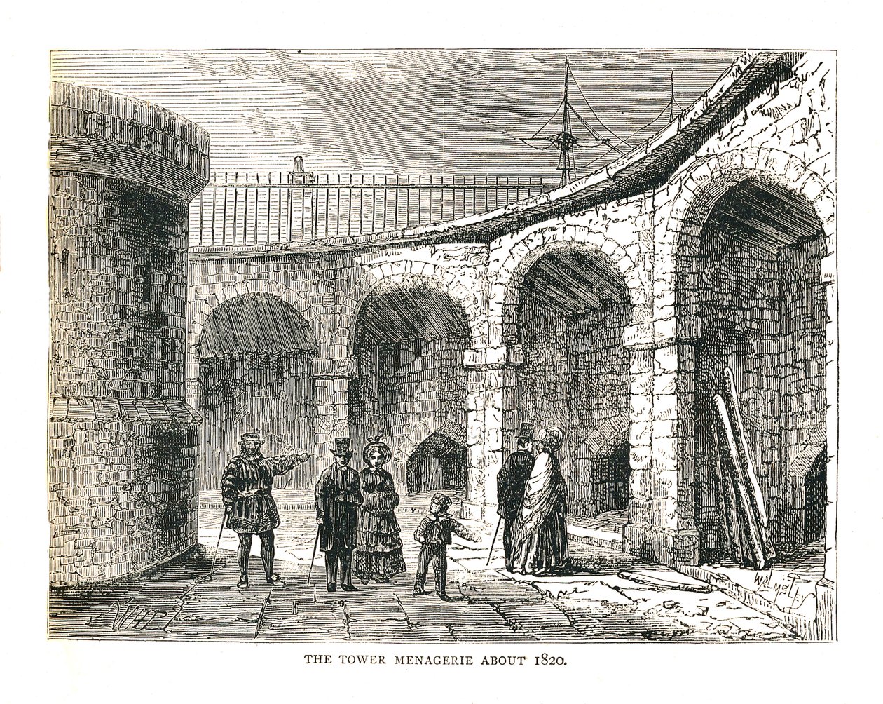 The Tower Managerie, 1878 af Walter Thornbury