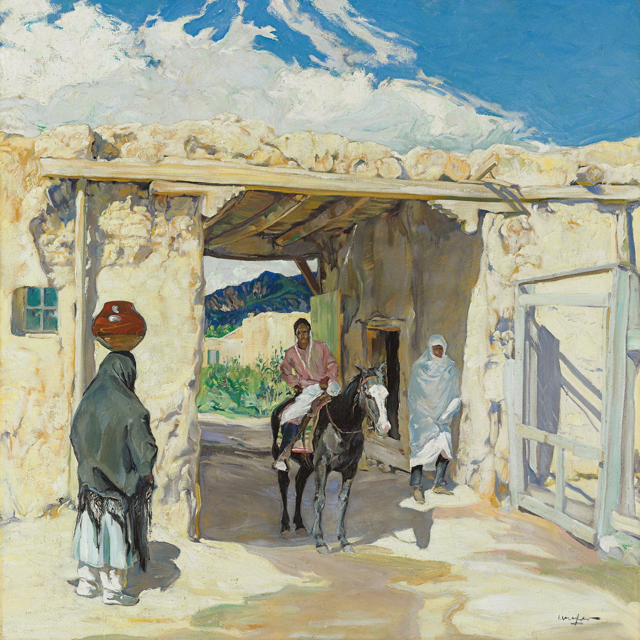 Porten af Walter Ufer