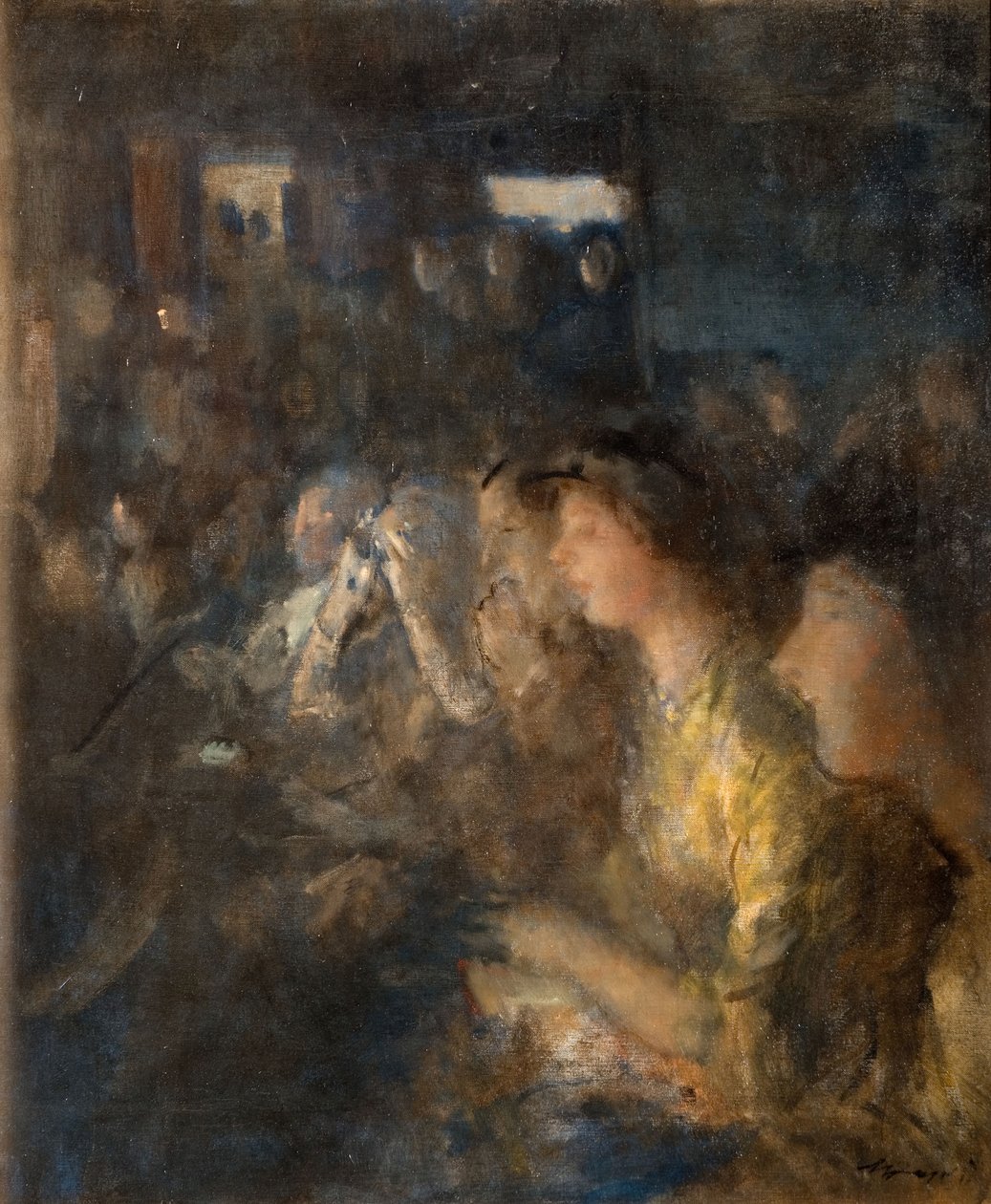 Scene i et teater, 1912. af Walter Westley Russell