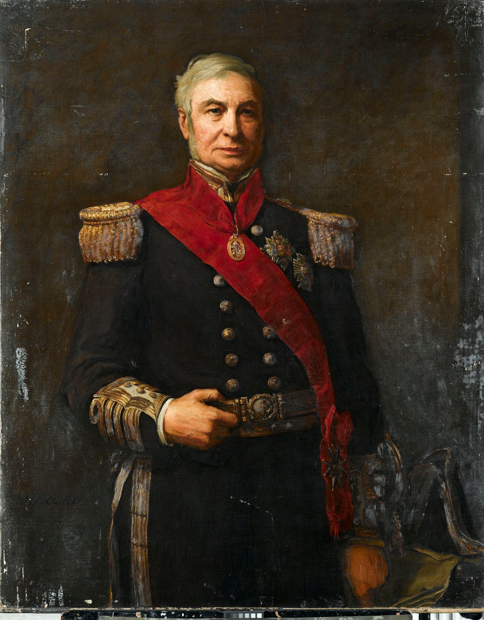 Admiral Sir Alexander Milne (1808-1896) af Walter William Ouless