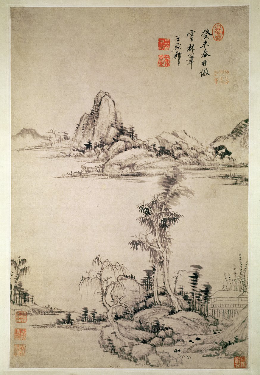 Landskab af Wang Yuan Chi