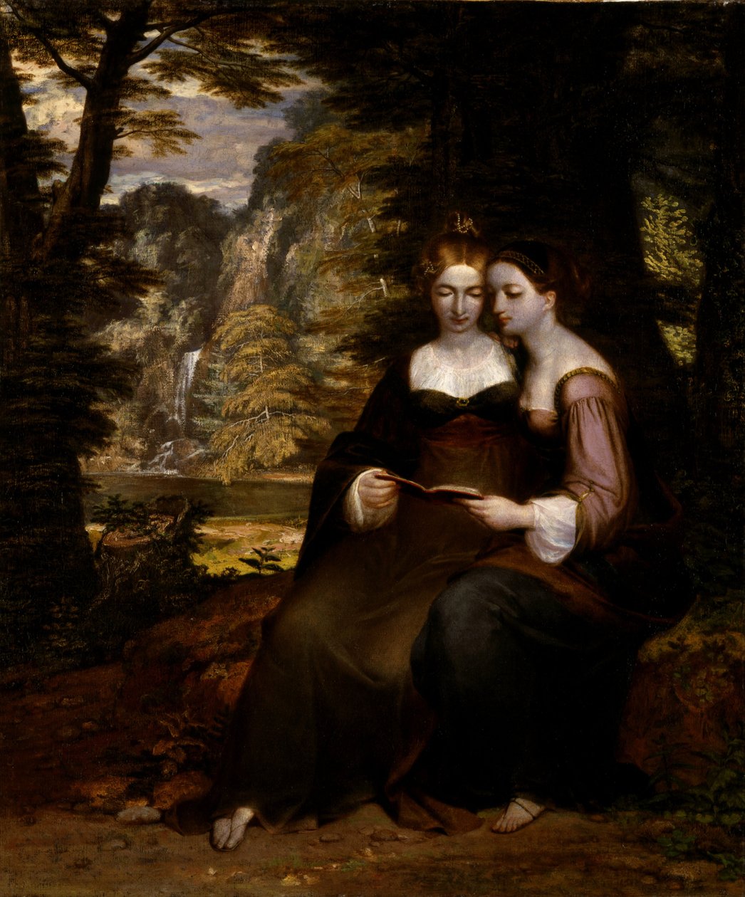 Hermia og Helena af Washington Allston
