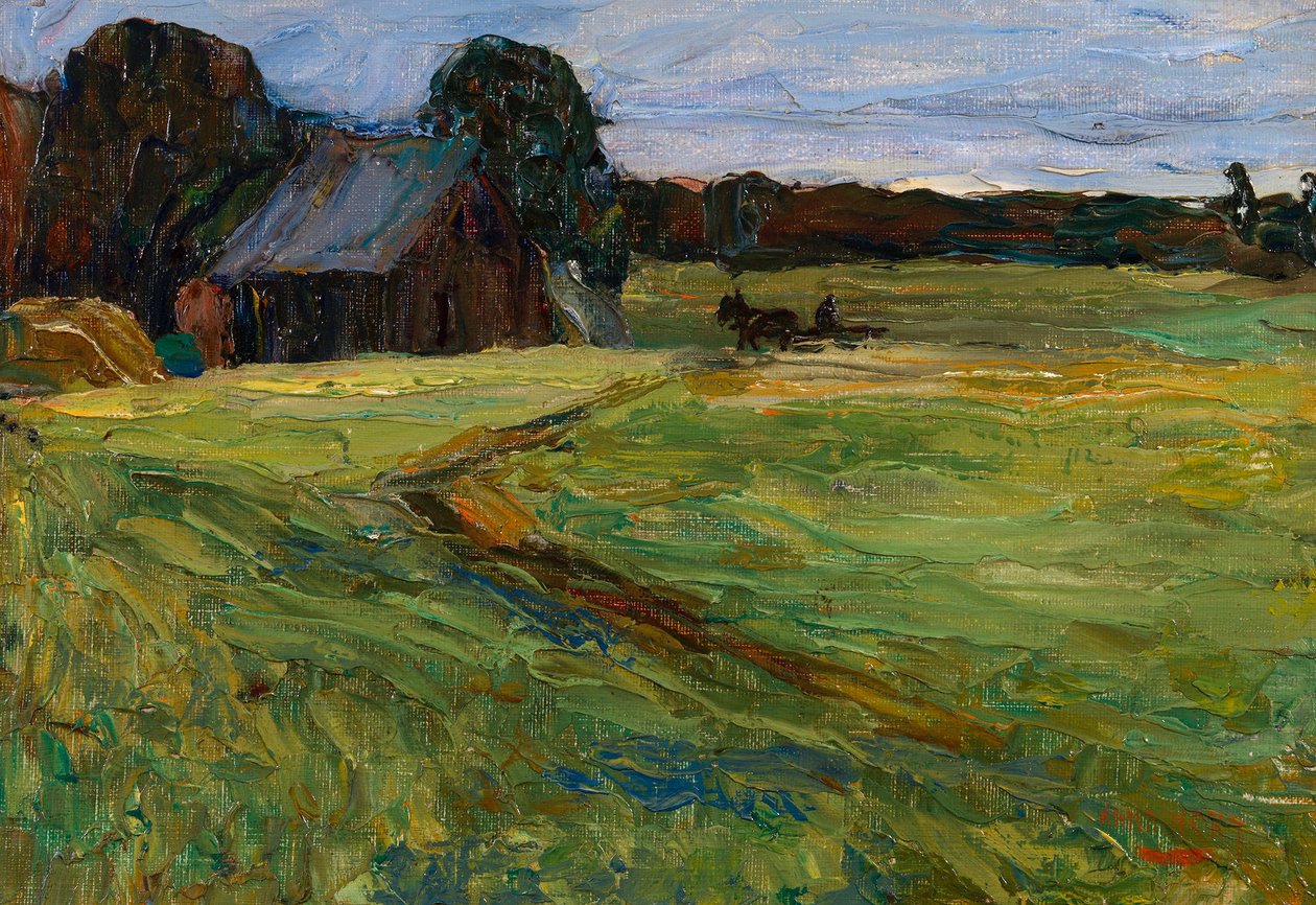 V. Kandinsky. landskab af Wassily Kandinsky