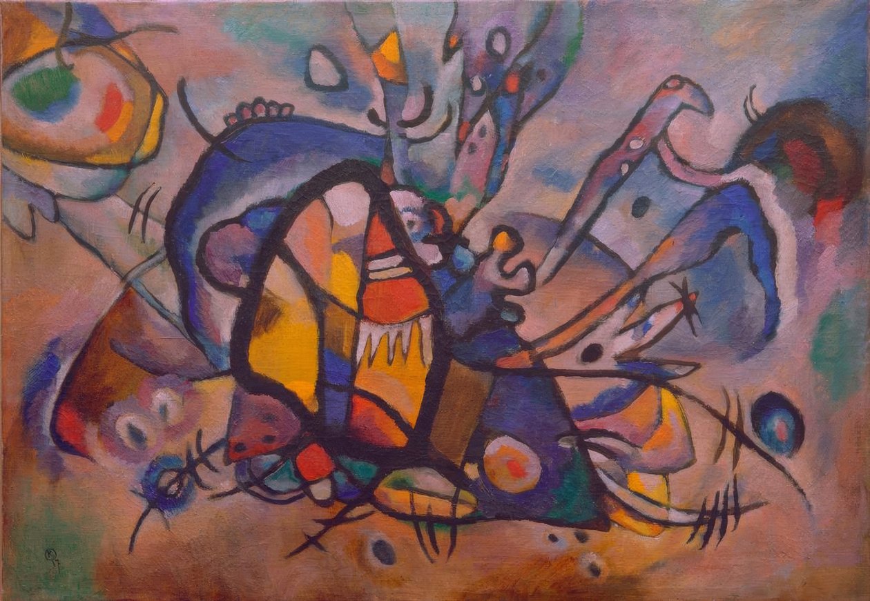 Abstrakt komposition (Firebird) af Wassily Kandinsky