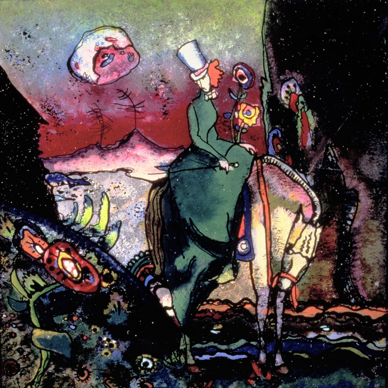 Amazon, 1917 af Wassily Kandinsky