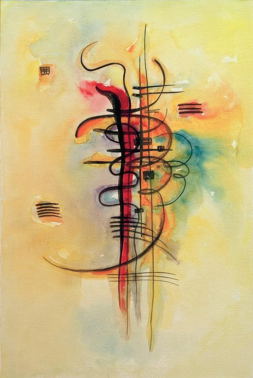 Akvarel nummer 326 af Wassily Kandinsky