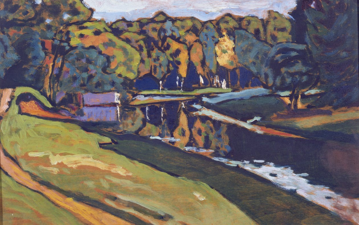 Efterår, Studie, 1905 af Wassily Kandinsky