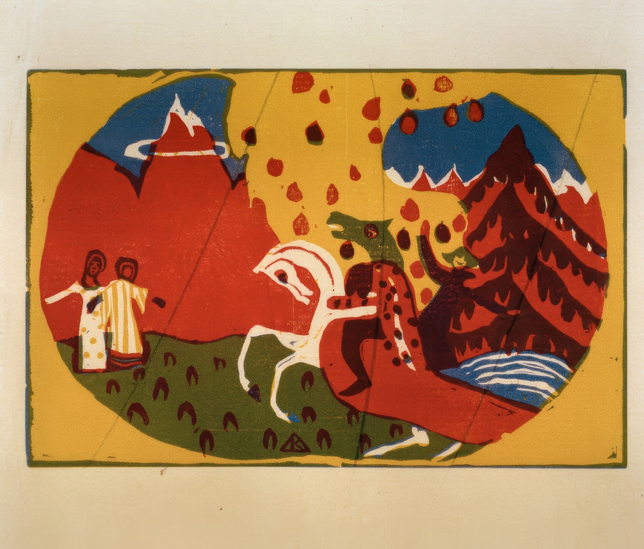 bjerge af Wassily Kandinsky