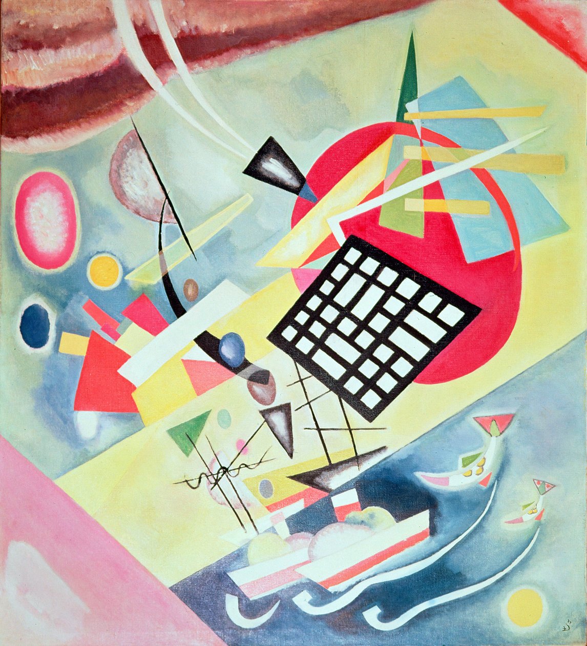 Black Network, 1922 af Wassily Kandinsky