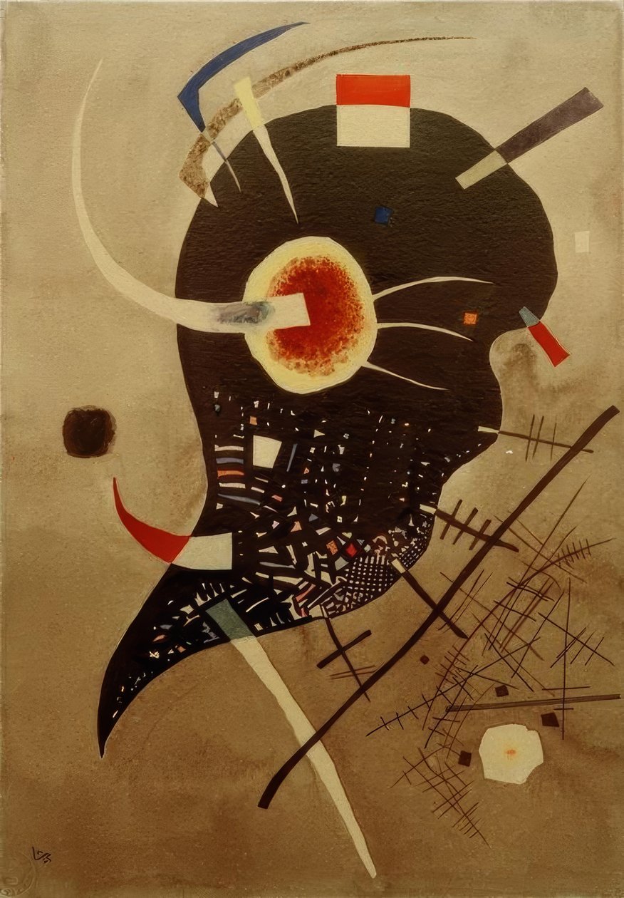 Sort spænding af Wassily Kandinsky