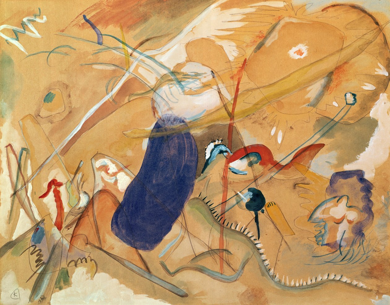 Blaricum af Wassily Kandinsky