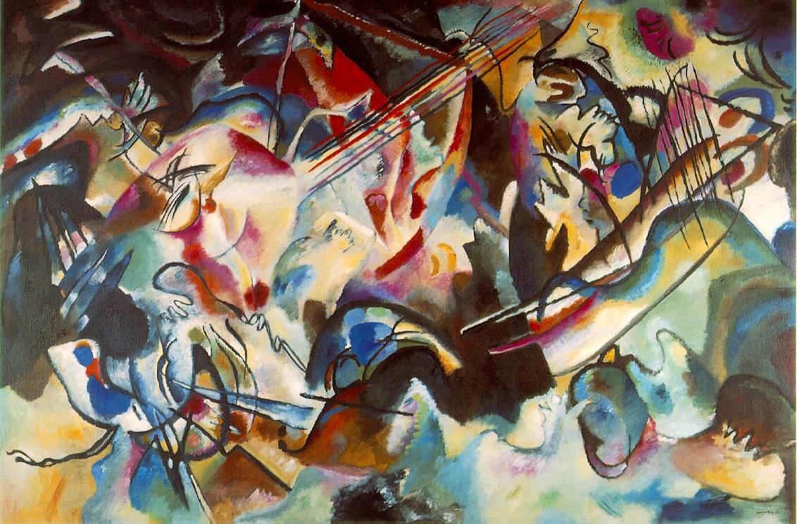 Sammensætning af Wassily Kandinsky