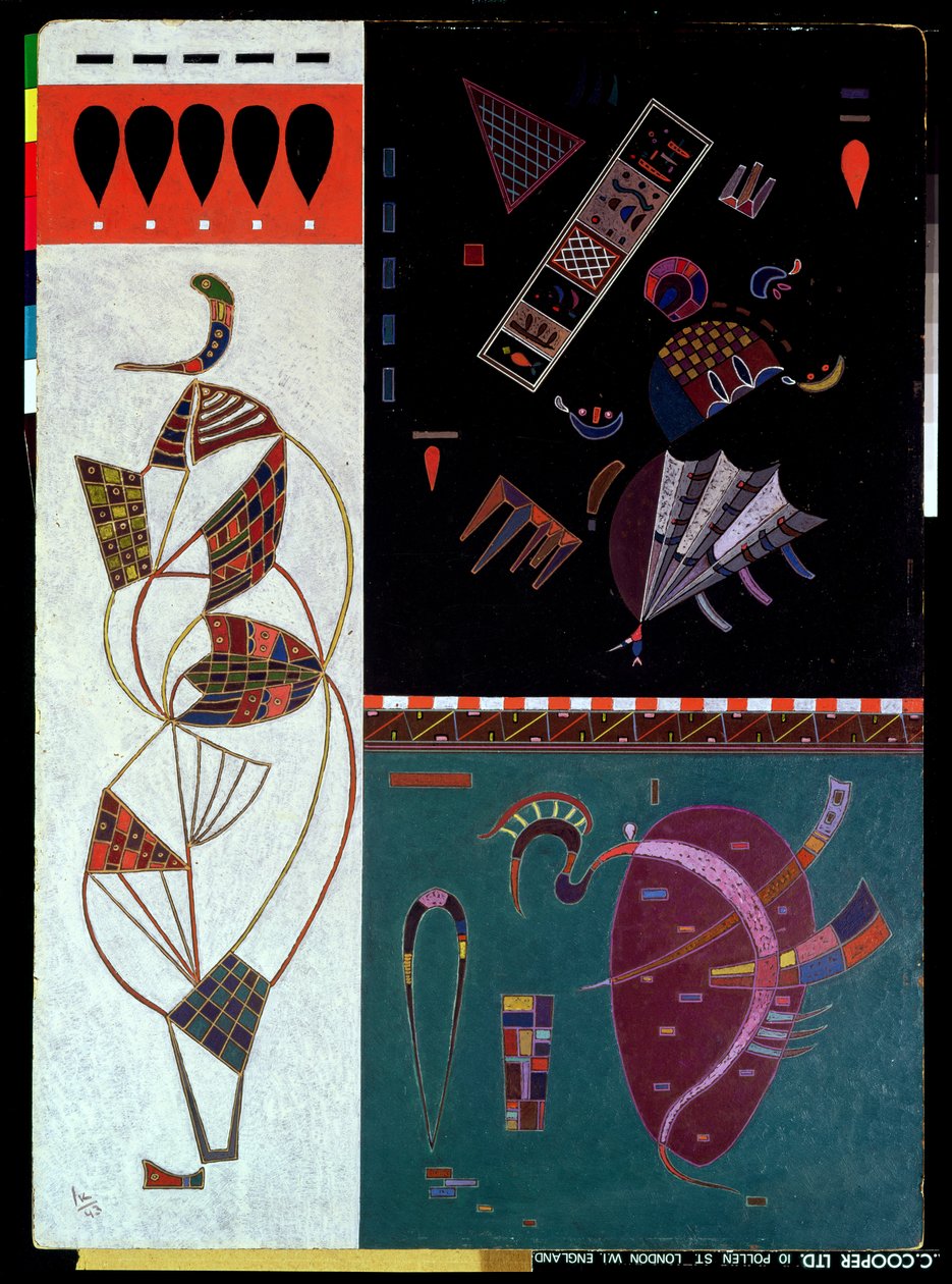 Division Unite, 1943 af Wassily Kandinsky