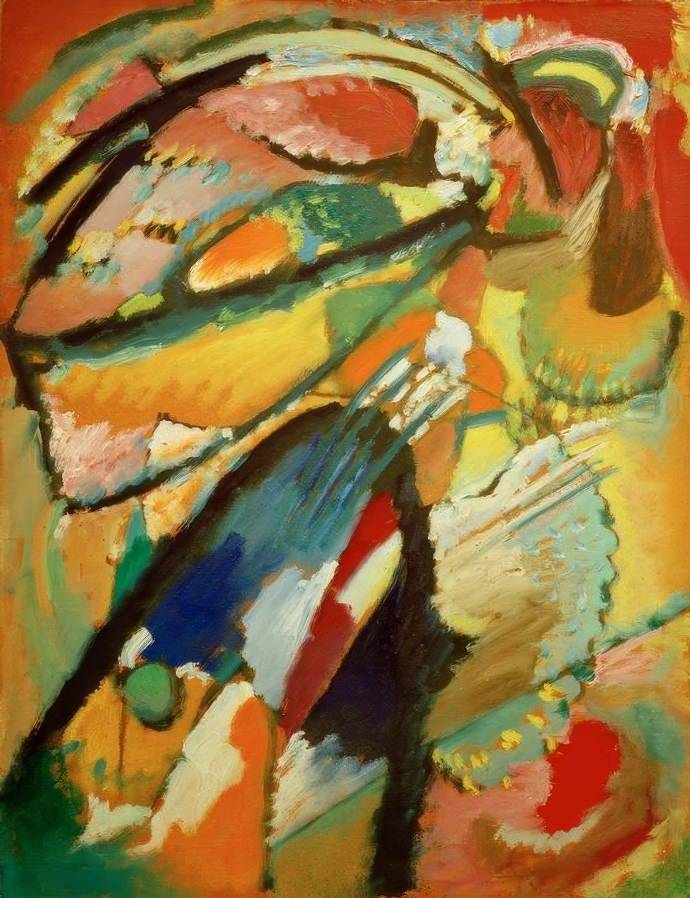 Sidste dom engel af Wassily Kandinsky