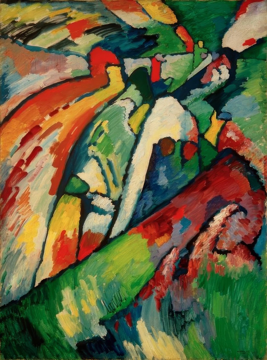 Improvisation 7 (storm) af Wassily Kandinsky