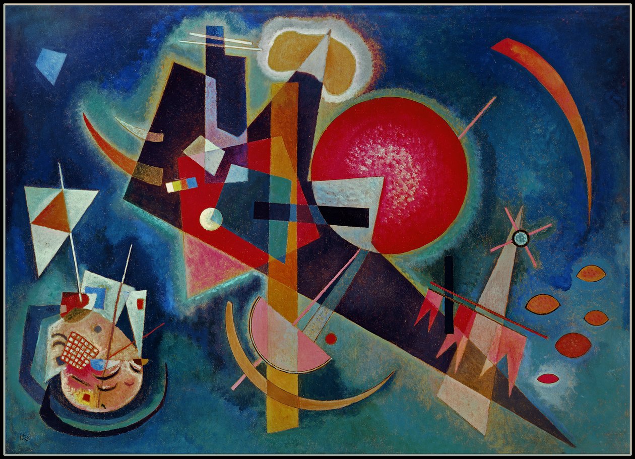 I blå, 1925 af Wassily Kandinsky