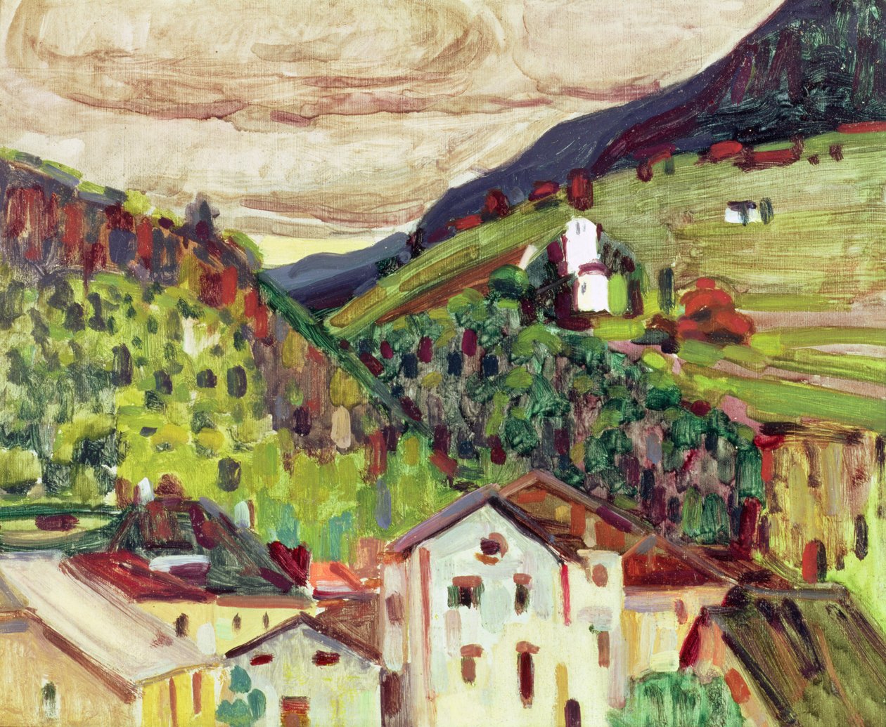 Lana, 1908 af Wassily Kandinsky
