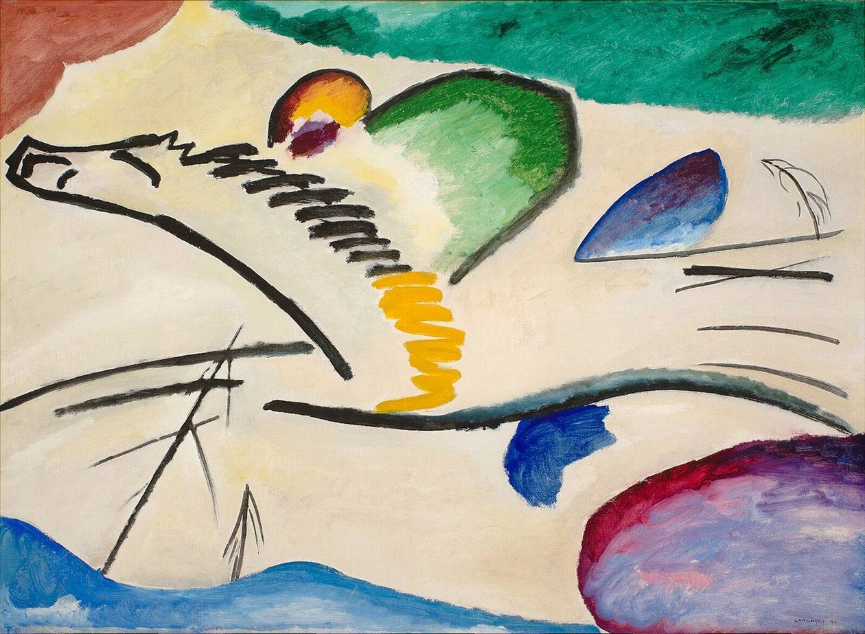 Lyrisk af Wassily Kandinsky