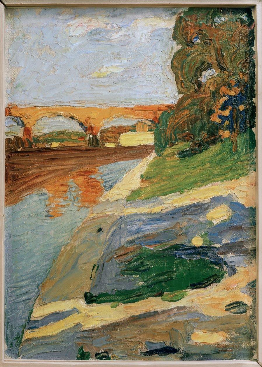 München - Isar af Wassily Kandinsky