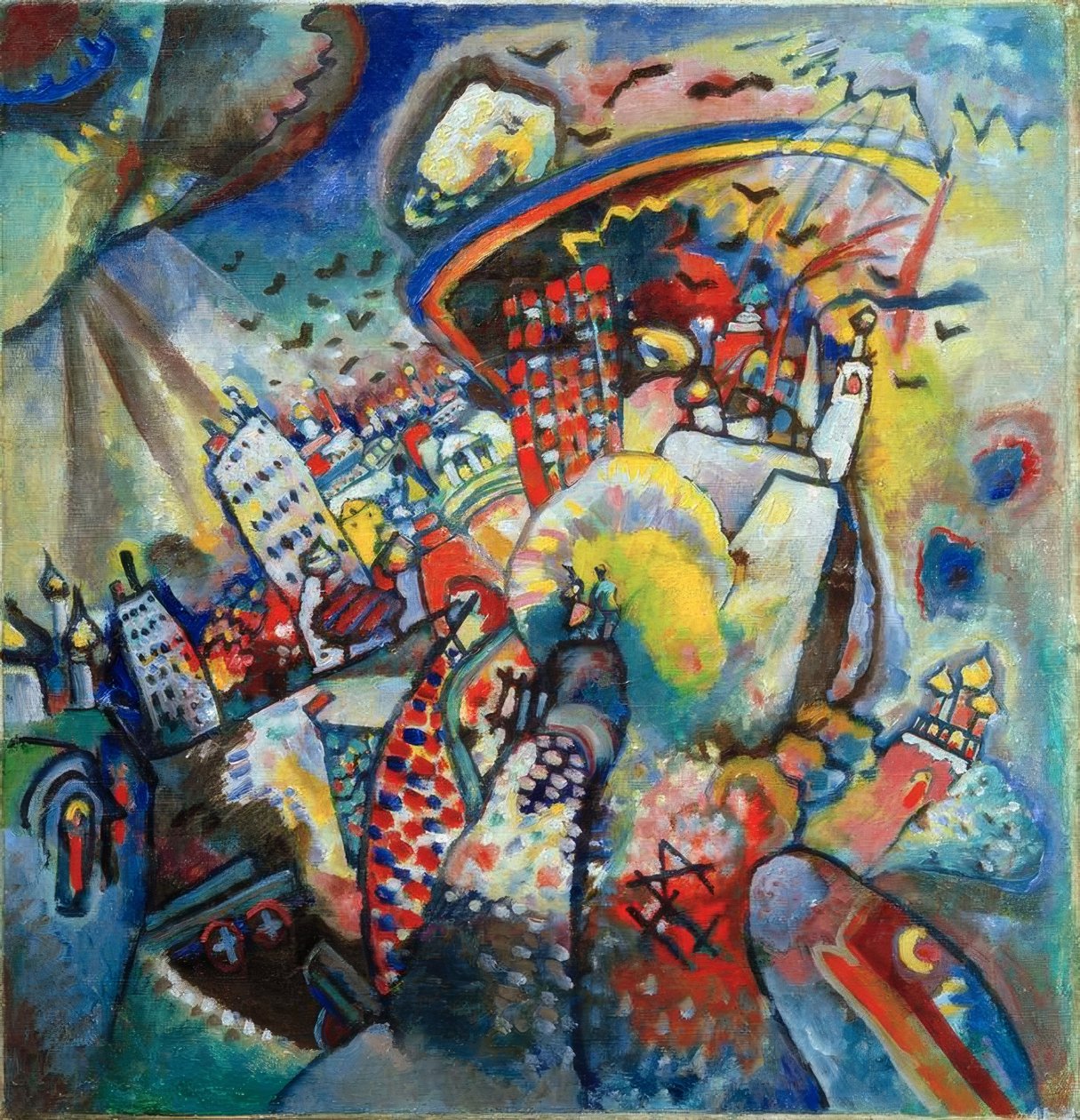 Moskva I. af Wassily Kandinsky