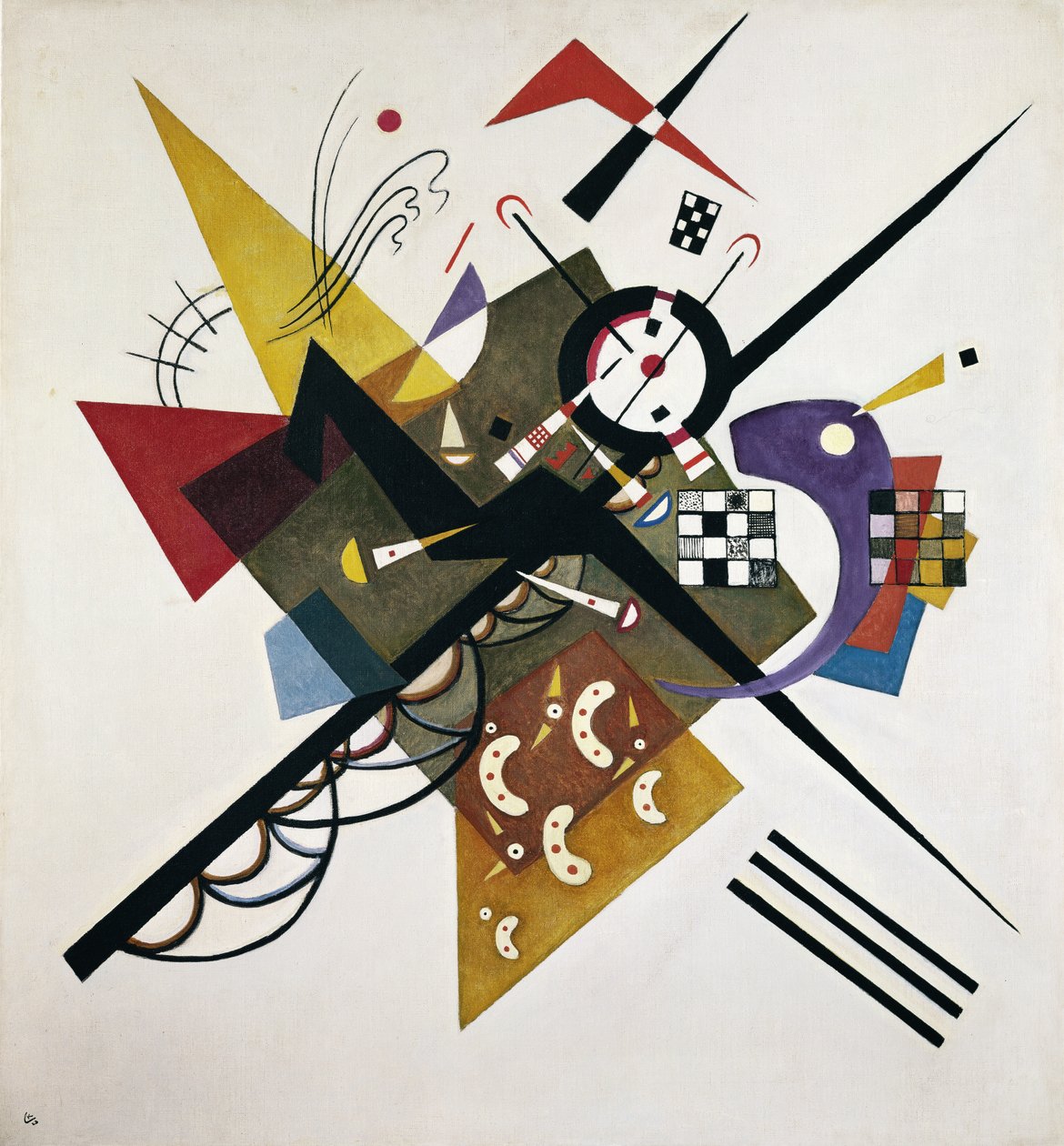 On White II, 1923 af Wassily Kandinsky