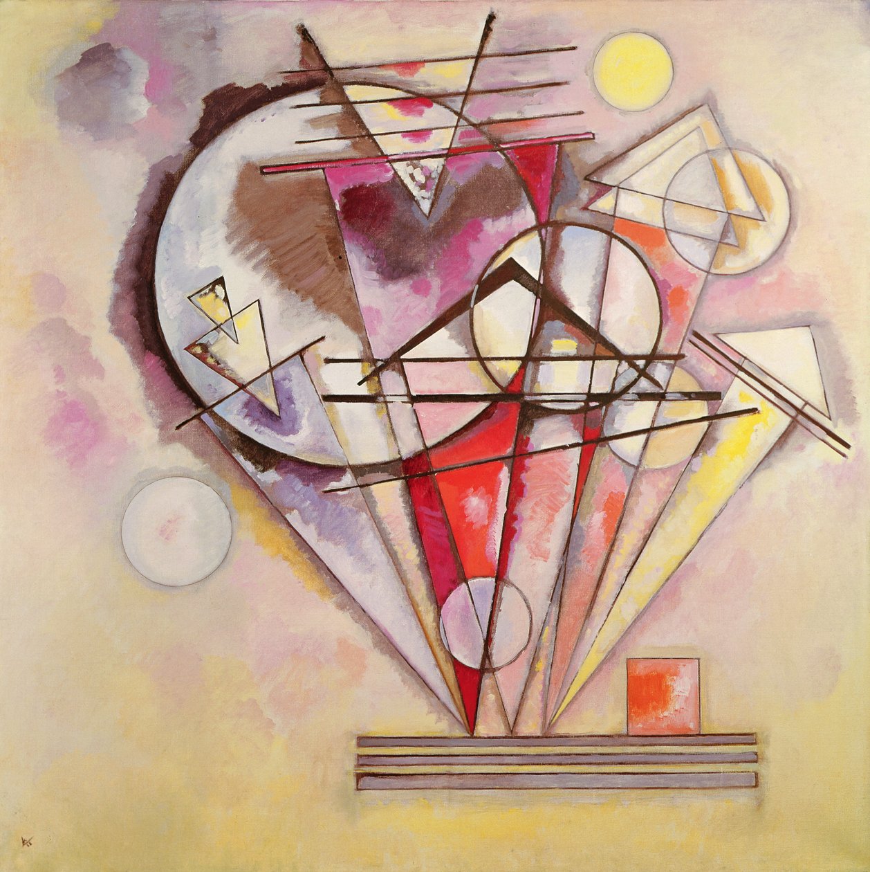 On the Points, 1928 af Wassily Kandinsky