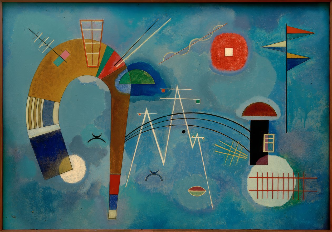 Rund og spids af Wassily Kandinsky