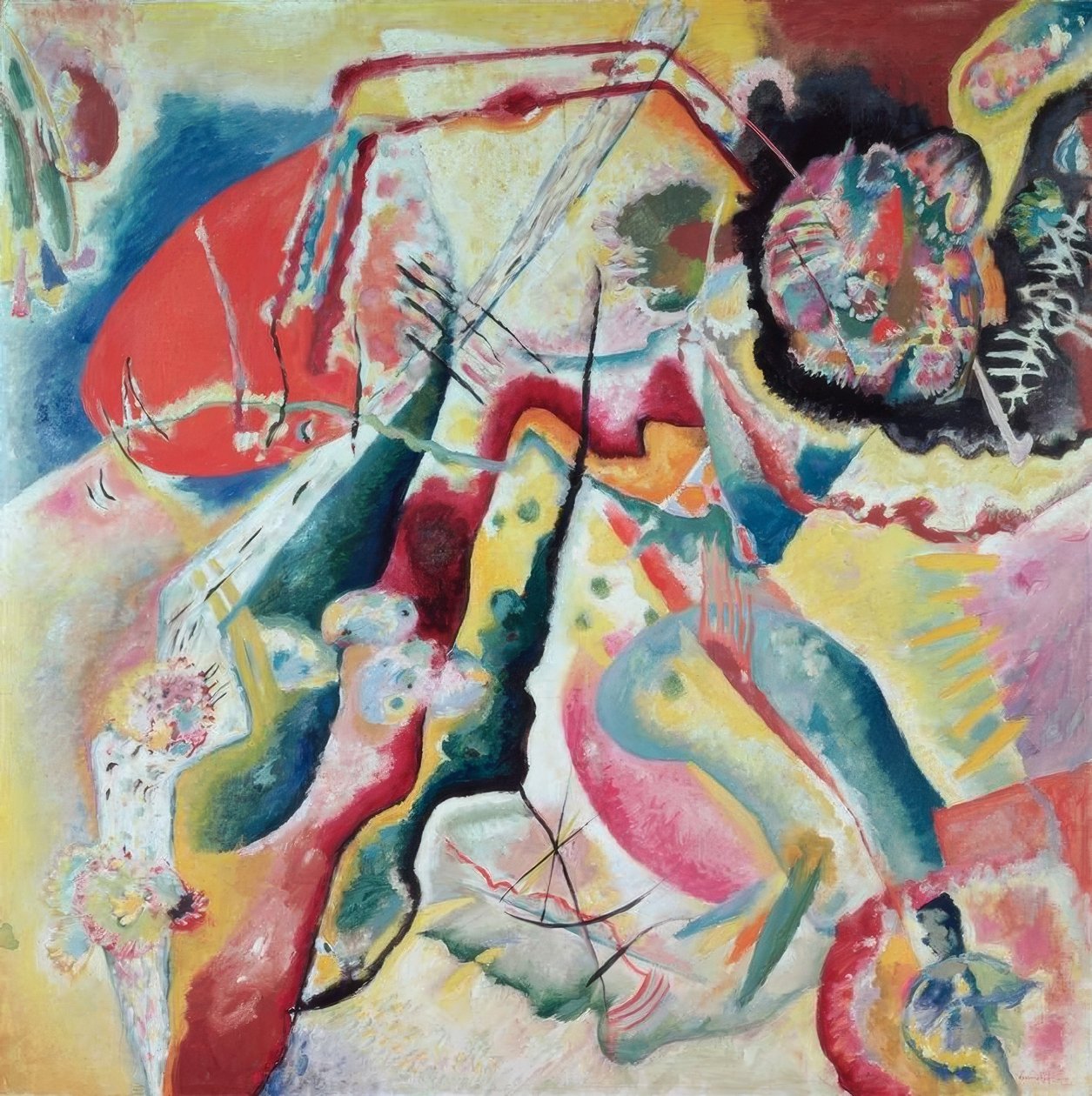 Rød plet af Wassily Kandinsky
