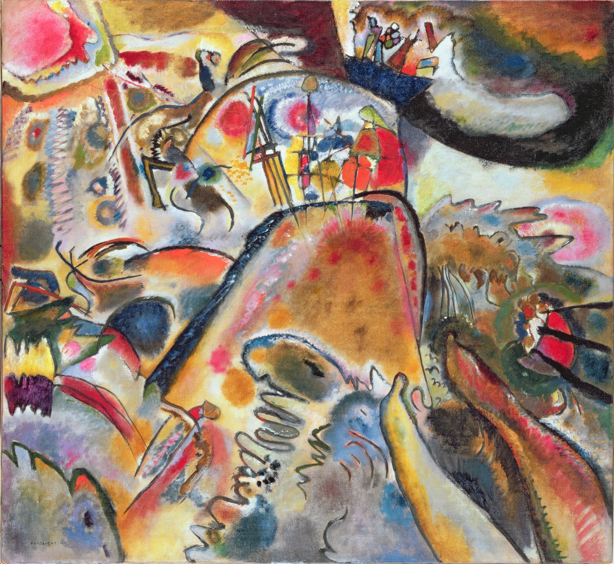 Små fornøjelser, 1913 af Wassily Kandinsky