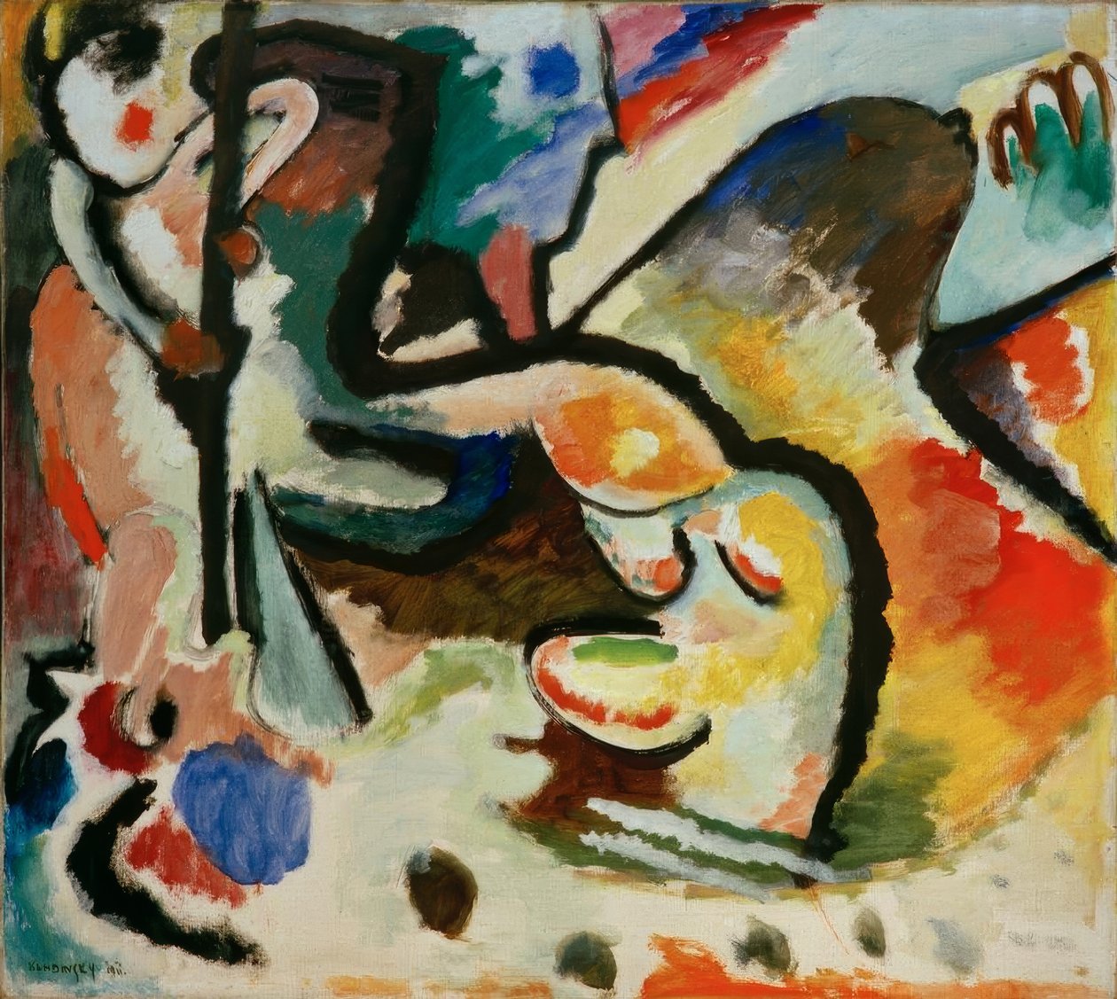 St. Georg III af Wassily Kandinsky