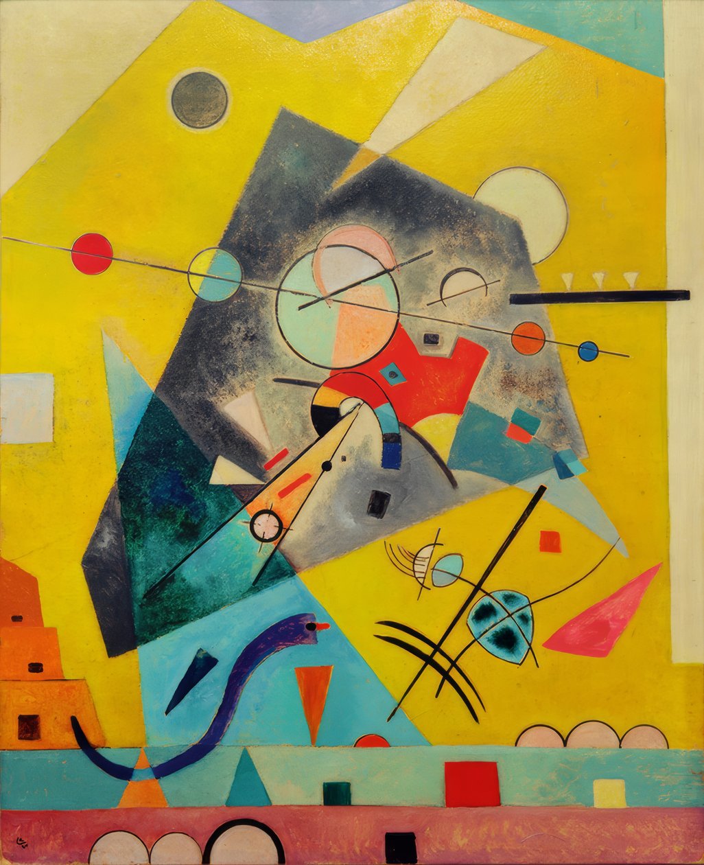 Stille Harmonie af Wassily Kandinsky