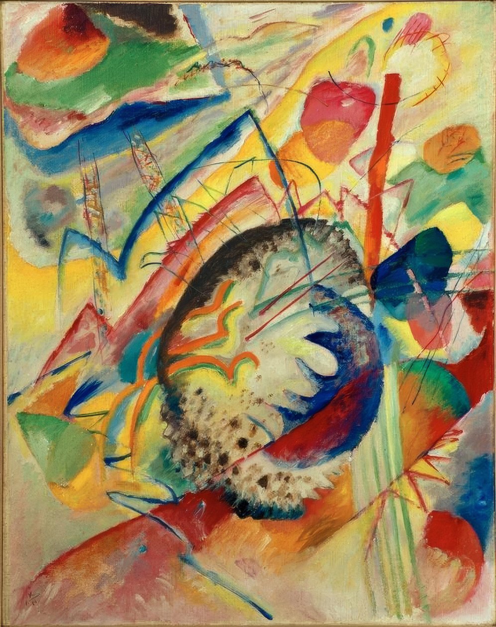 Naamløs improvisation II af Wassily Kandinsky