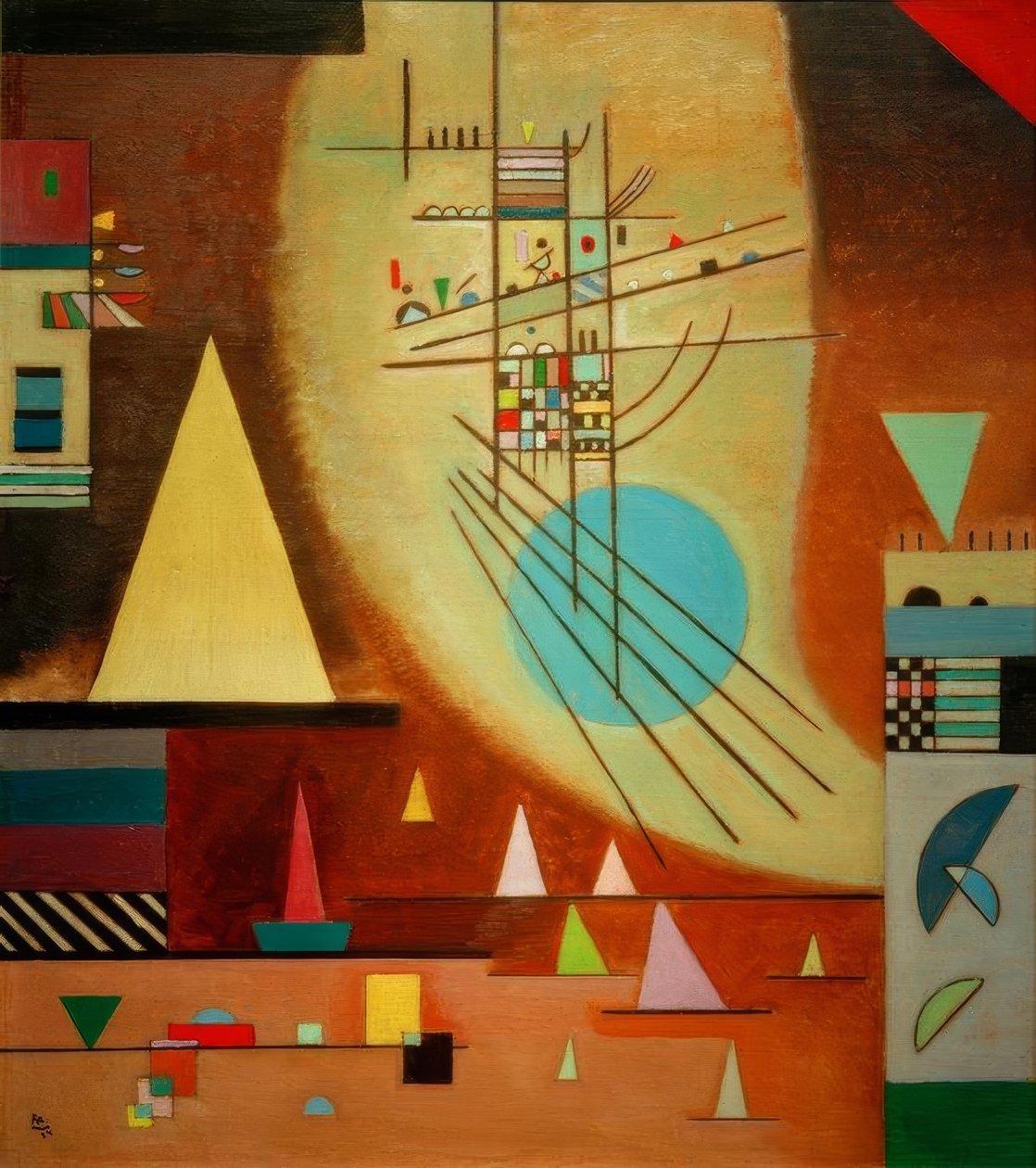 Bliver stille af Wassily Kandinsky