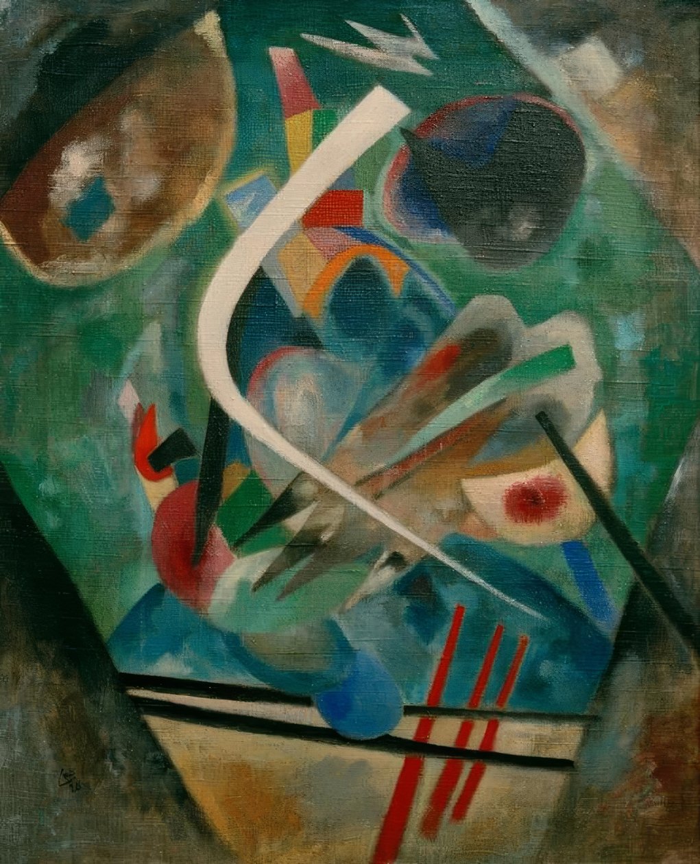 Hvid linje af Wassily Kandinsky