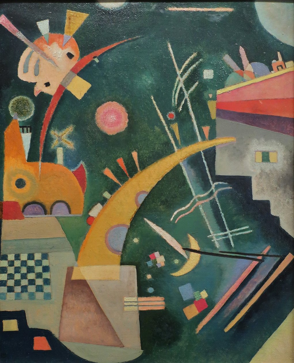 1924 Kandinsky Hornform af Wassily Kandinsky