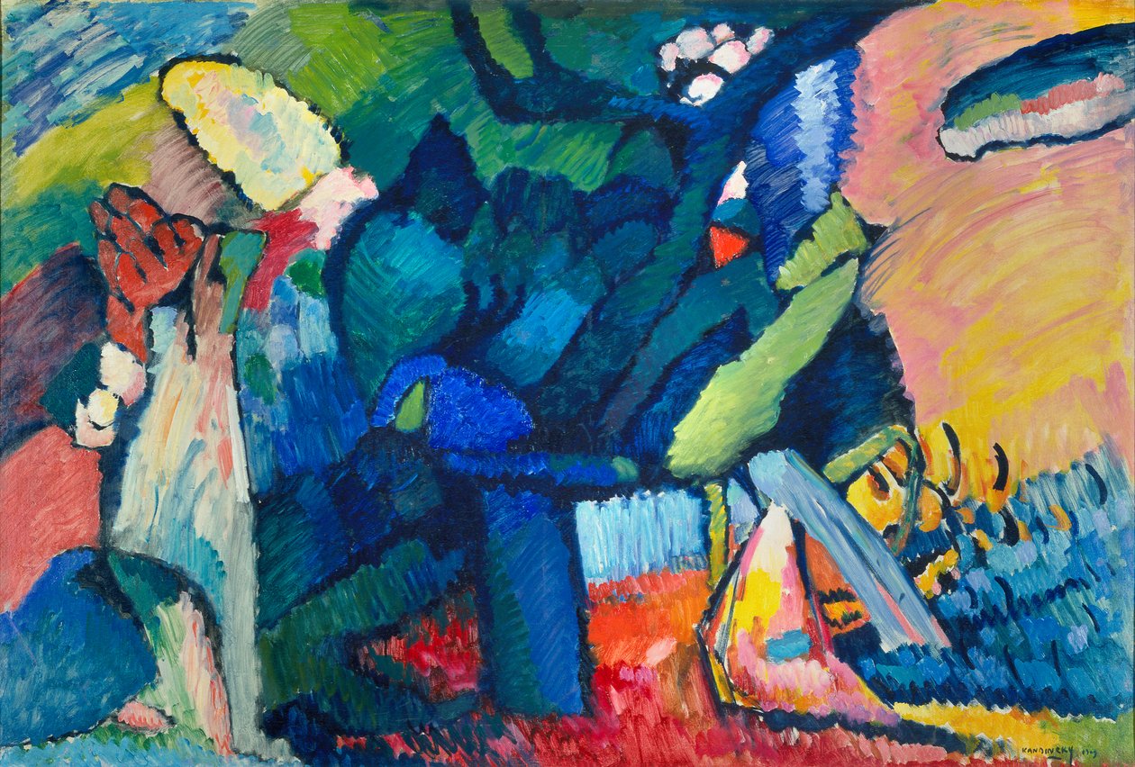 V.V. Kandinsky. Improvisation nr. 4 (2024) af Wassily Kandinsky