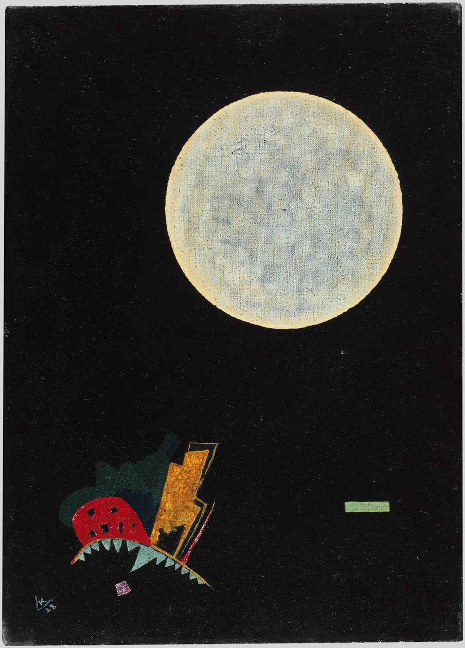 En cirkel A, 1928. af Wassily Kandinsky