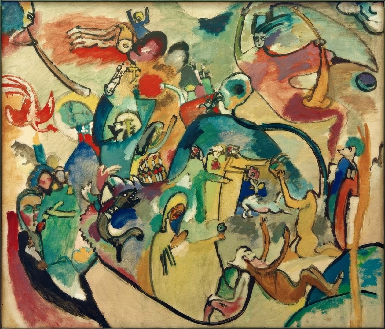 Allehelgensdag II af Wassily Kandinsky