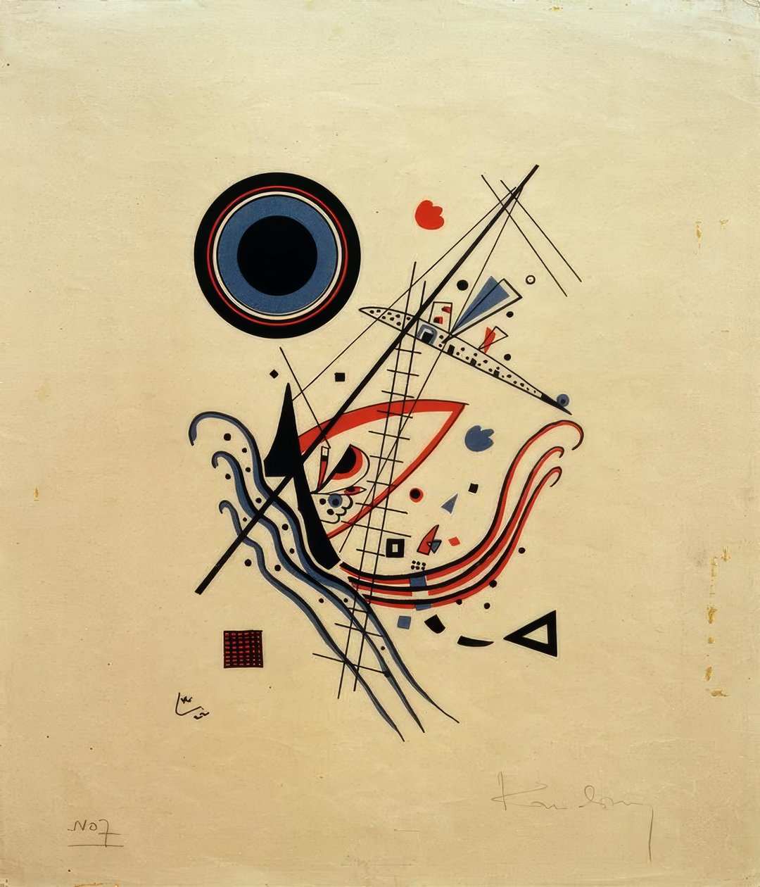 blå af Wassily Kandinsky