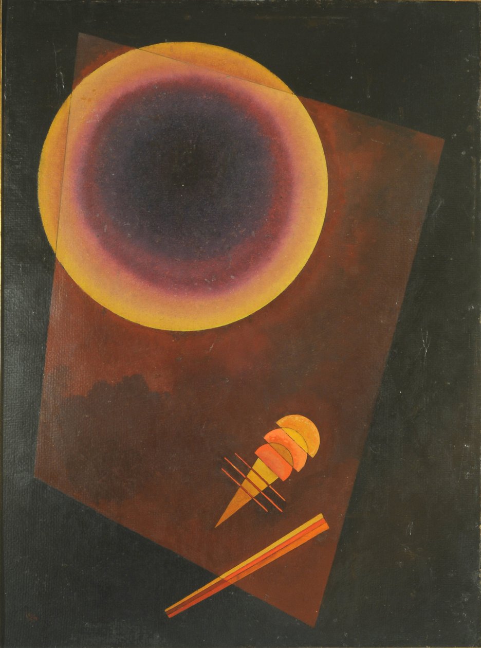 Cirkel med brun, 1929. af Wassily Kandinsky