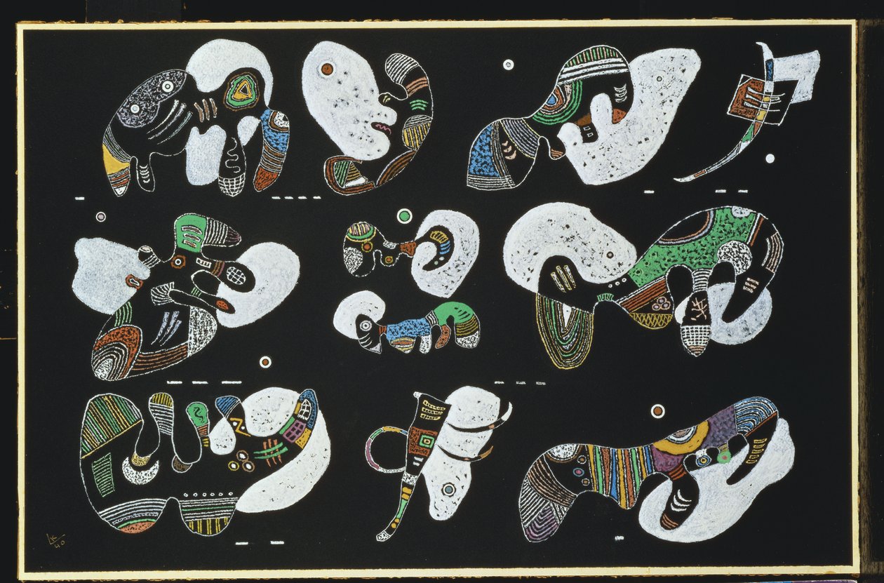 Sammensætning af Wassily Kandinsky