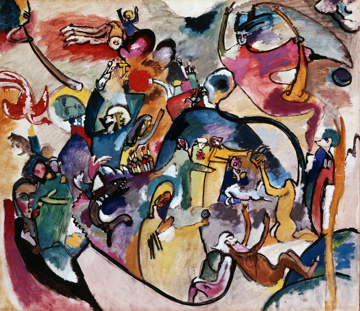 Par i Slotsparken II af Wassily Kandinsky