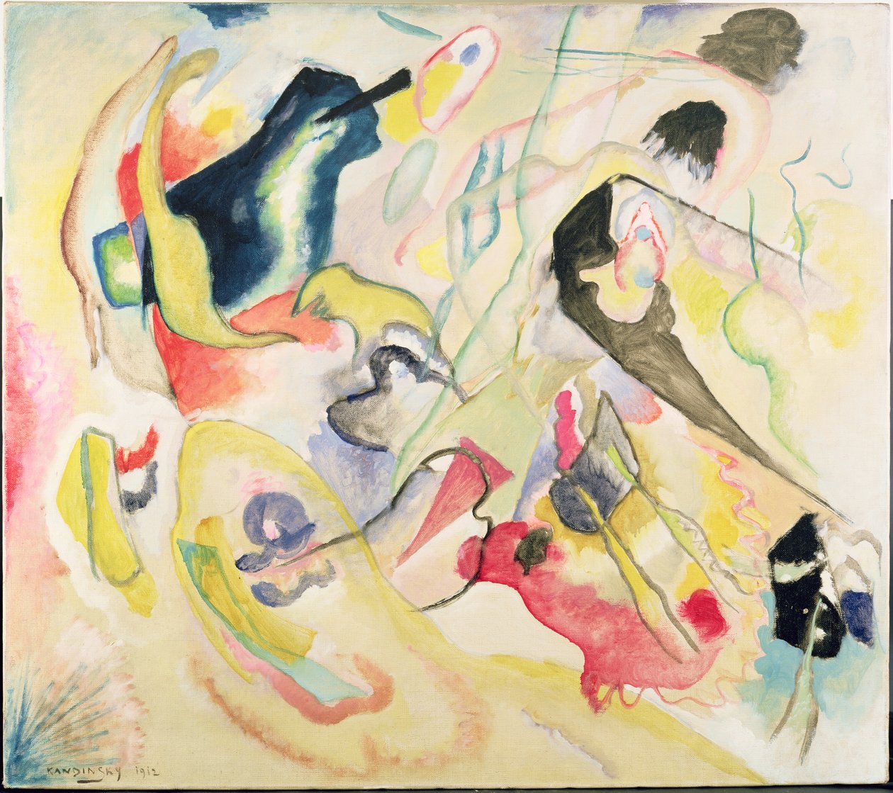 Syndflod II af Wassily Kandinsky