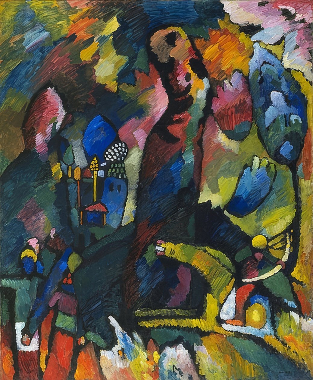 Bueskytten. 1909 af Wassily Kandinsky